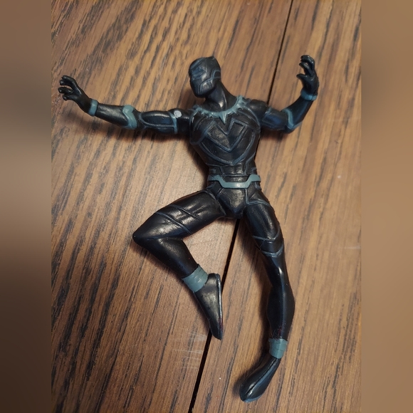 6" 4 Rubber Action Marvel Action Figures (Hulk, Captain America, Black  GR31017C - Picture 5 of 11